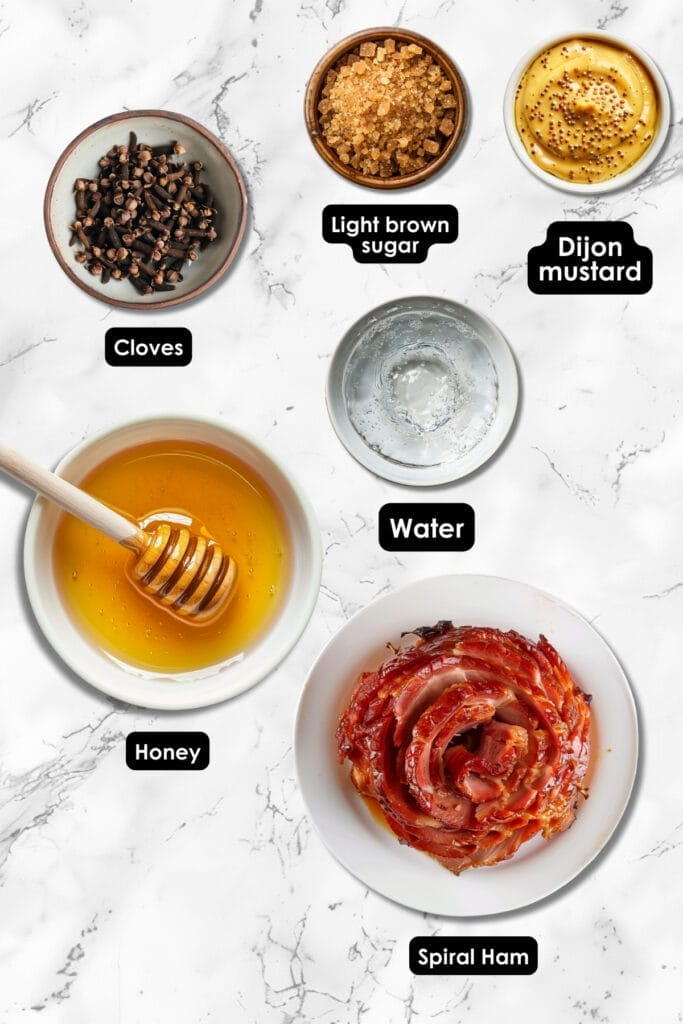 Slow Cooker Honey-Glazed Ham: Tender, Juicy & Perfectly Sweet 3 Slow Cooker Honey-Glazed Ham: Tender, Juicy & Perfectly Sweet - Honey Glazed Ham ingredients