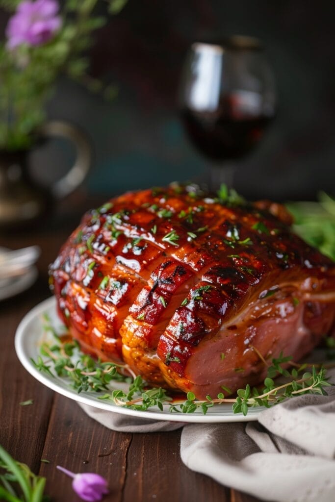 Slow Cooker Honey-Glazed Ham: Tender, Juicy & Perfectly Sweet 2 Slow Cooker Honey-Glazed Ham: Tender, Juicy & Perfectly Sweet - Honey Glazed Ham pin