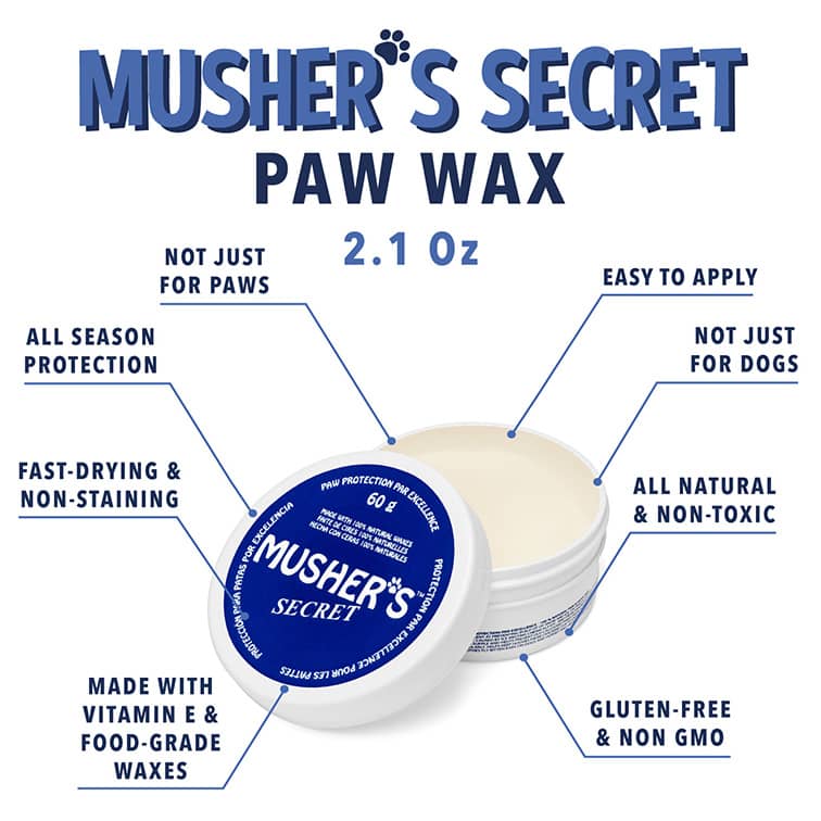 Musher's Secret Dog Paw Wax 1 Musher's Secret Dog Paw Wax