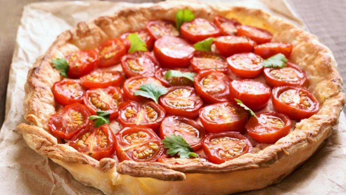 The Perfect Pie for Every State: A Slice of American Flavor 31 The Perfect Pie for Every State: A Slice of American Flavor - New Jersey tomato pie ss317841758
