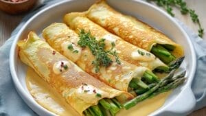 Elevate Your Weekend with This Irresistible Asparagus Crepes Recipe 1 Elevate Your Weekend with This Irresistible Asparagus Crepes Recipe - Savory Asparagus Crepes