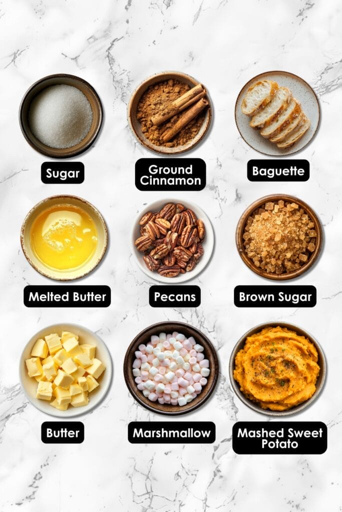 Your New Favorite Holiday Appetizer: Sweet Potato Crostini Recipe 3 Your New Favorite Holiday Appetizer: Sweet Potato Crostini Recipe - Sweet Potato Crostini ingredients