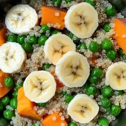 Pup-Approved: Nutrient-Packed Sweet Potato-Pea-Quinoa-Banana Bowl 4 Pup-Approved: Nutrient-Packed Sweet Potato-Pea-Quinoa-Banana Bowl - banana bowl midia