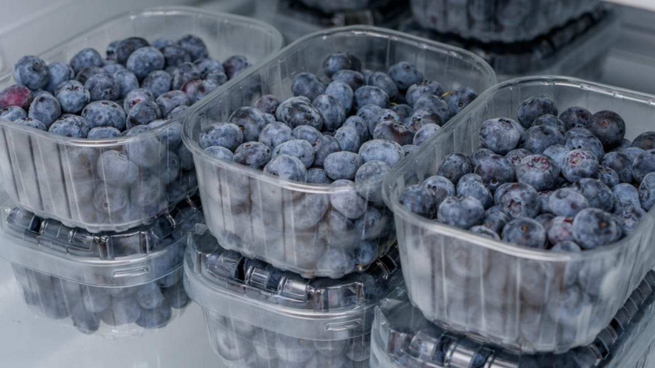 Keep Blueberries Fresh for Weeks with This Easy Wash & Store Hack 4 Keep Blueberries Fresh for Weeks with This Easy Wash & Store Hack - blueberry in fridge ss2366904107