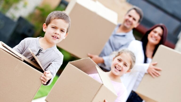 Frequent Childhood Relocations Linked to Higher Depression Rates in Later Life - family moving home ss98332484