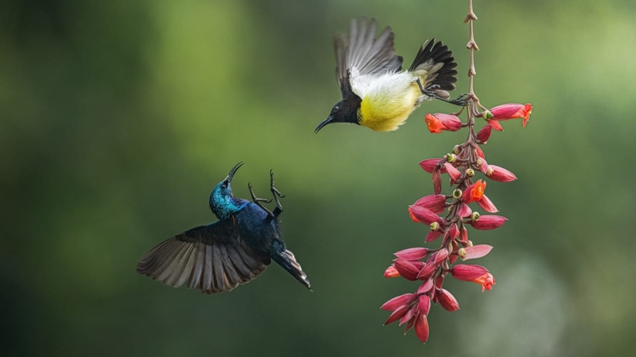 Hummingbirds Can't Stop Staring at You... 10 Surprising Reasons Why 3 Hummingbirds Can't Stop Staring at You... 10 Surprising Reasons Why - fighting hummingbird ss2296022289