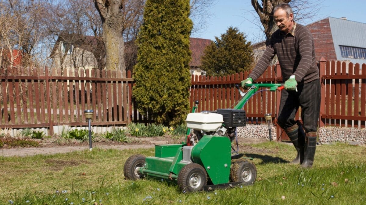 15 Tips to Banish Moss from Your Lawn 9 15 Tips to Banish Moss from Your Lawn - lawn aerate dp34782547