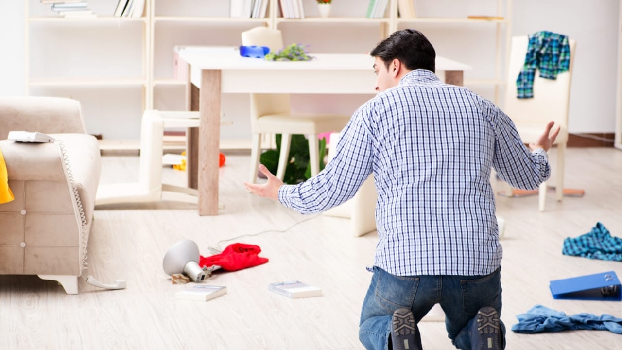 15 Unexpected Items Covered by Home Insurance 11 15 Unexpected Items Covered by Home Insurance - man house messy robbed dp195607296