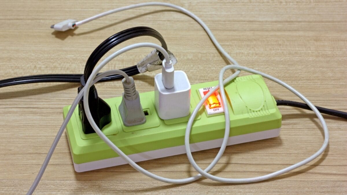 15 Appliances to Unplug Before Vacation to Prevent Surges & Vampire Energy Drains 16 15 Appliances to Unplug Before Vacation to Prevent Surges & Vampire Energy Drains - power strip ss412035193