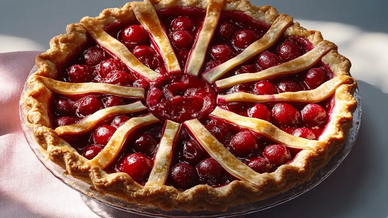 The Perfect Pie for Every State: A Slice of American Flavor 45 The Perfect Pie for Every State: A Slice of American Flavor - rhubarb cherry pie