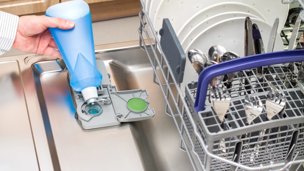 Clean Plates, Dirty Secret: How Dishwashers May Be Making You Sick 4 Clean Plates, Dirty Secret: How Dishwashers May Be Making You Sick - rinsing dishwasher ss361095827