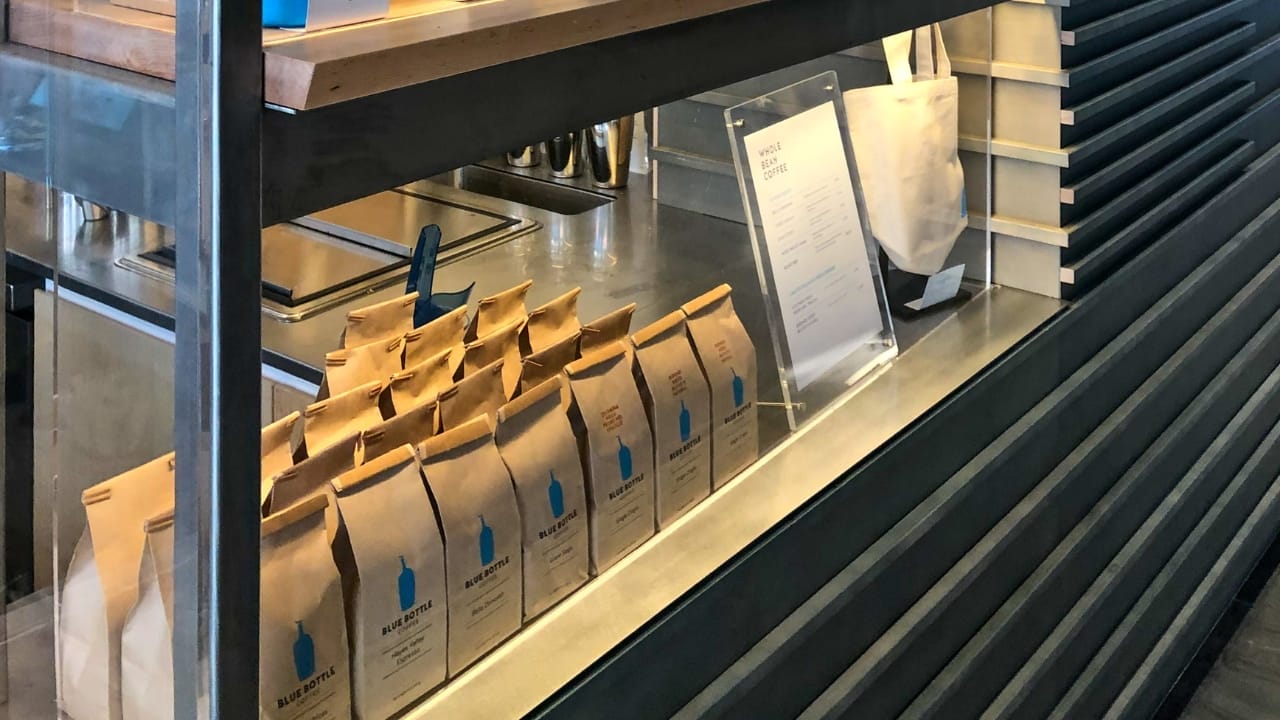 These 11 Coffee Brands are Revolutionizing the Industry with Superior Ingredients 3 These 11 Coffee Brands are Revolutionizing the Industry with Superior Ingredients - Blue Bottle Coffee Display wc