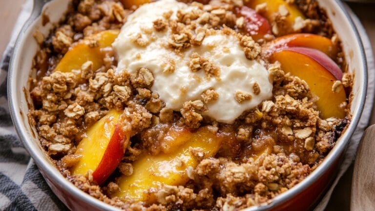 Peaches, Bourbon & Crunch: Meet Your New Favorite Dessert 10 Peaches, Bourbon & Crunch: Meet Your New Favorite Dessert - Bourbon Peach Crisp 1
