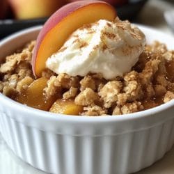 Peaches, Bourbon & Crunch: Meet Your New Favorite Dessert 4 Peaches, Bourbon & Crunch: Meet Your New Favorite Dessert - Bourbon Peach Crisp