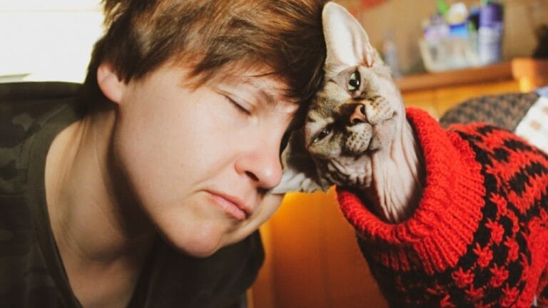 5 Reasons Cats Rub Against You That Might Change How You Interact with Them 1 5 Reasons Cats Rub Against You That Might Change How You Interact with Them - Cat and woman ss2228121079
