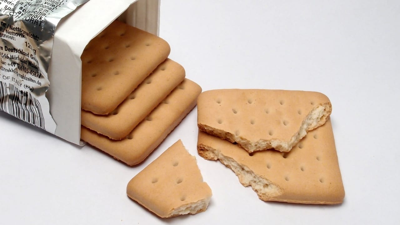 18 Foods to Stock in a Survival Pantry for 20+ Years 17 18 Foods to Stock in a Survival Pantry for 20+ Years - Hardtack wc