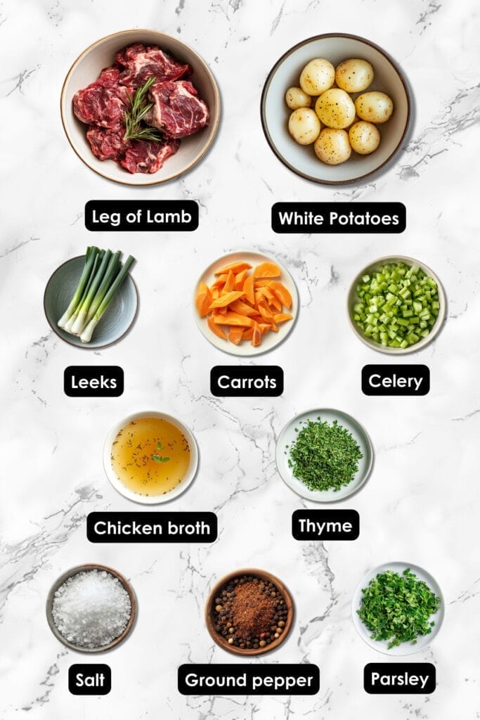 Warm Up with Ireland's Traditional Irish Lamb Stew 3 Warm Up with Ireland's Traditional Irish Lamb Stew - Irish Lamb Stew ingredients