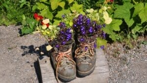 16 Unconventional Garden Containers to Spice Up Your Outdoor Space 1 16 Unconventional Garden Containers to Spice Up Your Outdoor Space - Plant in shoes ss2261026647