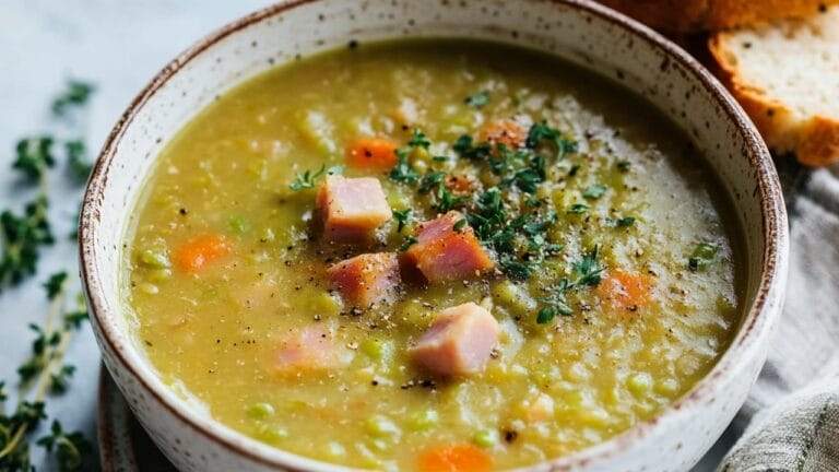 Reinventing the Classic Split Pea Soup with Ham and Slow Cooker Recipe 3 Reinventing the Classic Split Pea Soup with Ham and Slow Cooker Recipe - Split Pea Soup with Ham
