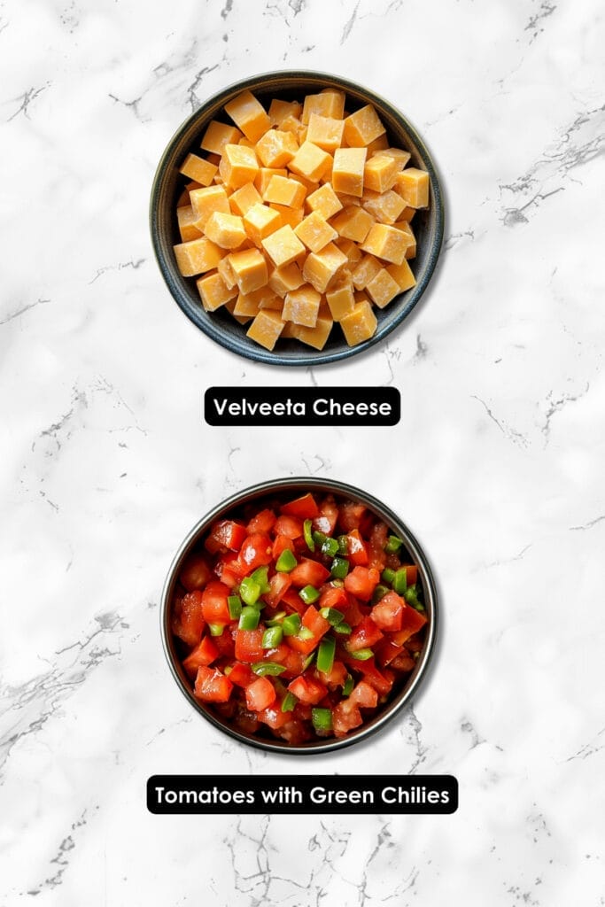 Be Ready for Game Day with the Slow Cooker Queso Dip Recipe 3 Be Ready for Game Day with the Slow Cooker Queso Dip Recipe - Two Ingredient Slow Cooker Queso Dip ingredients