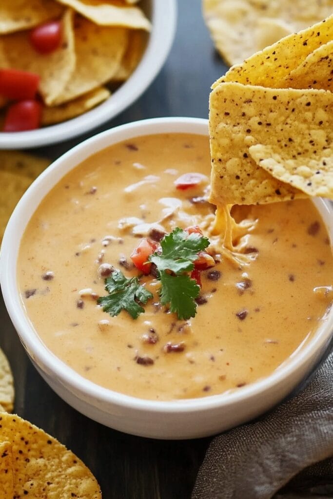Be Ready for Game Day with the Slow Cooker Queso Dip Recipe 2 Be Ready for Game Day with the Slow Cooker Queso Dip Recipe - Two Ingredient Slow Cooker Queso Dip pin