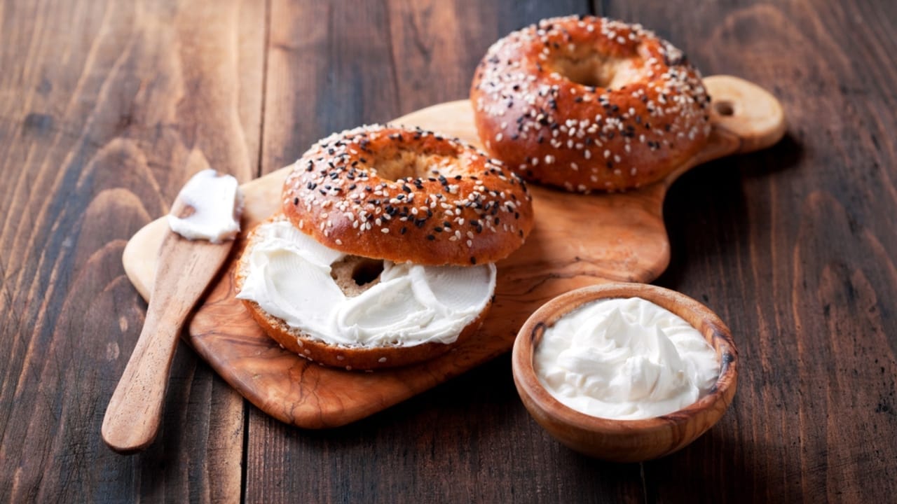16 Breakfast Foods That May Be Sabotaging Your Health 16 16 Breakfast Foods That May Be Sabotaging Your Health - bagel with cream cheese dp130647324