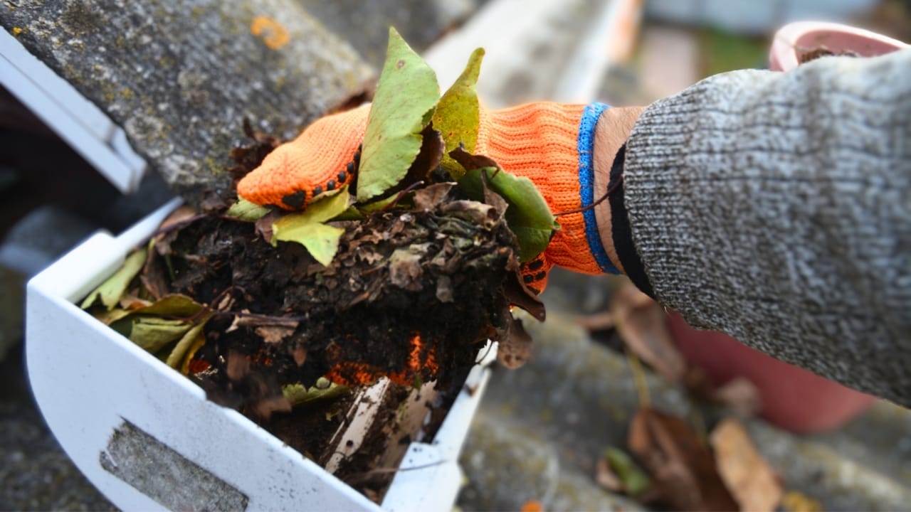 15 Easy Winterization Tips to Protect Your Home & Wallet - cleaning gutter ss1823383244