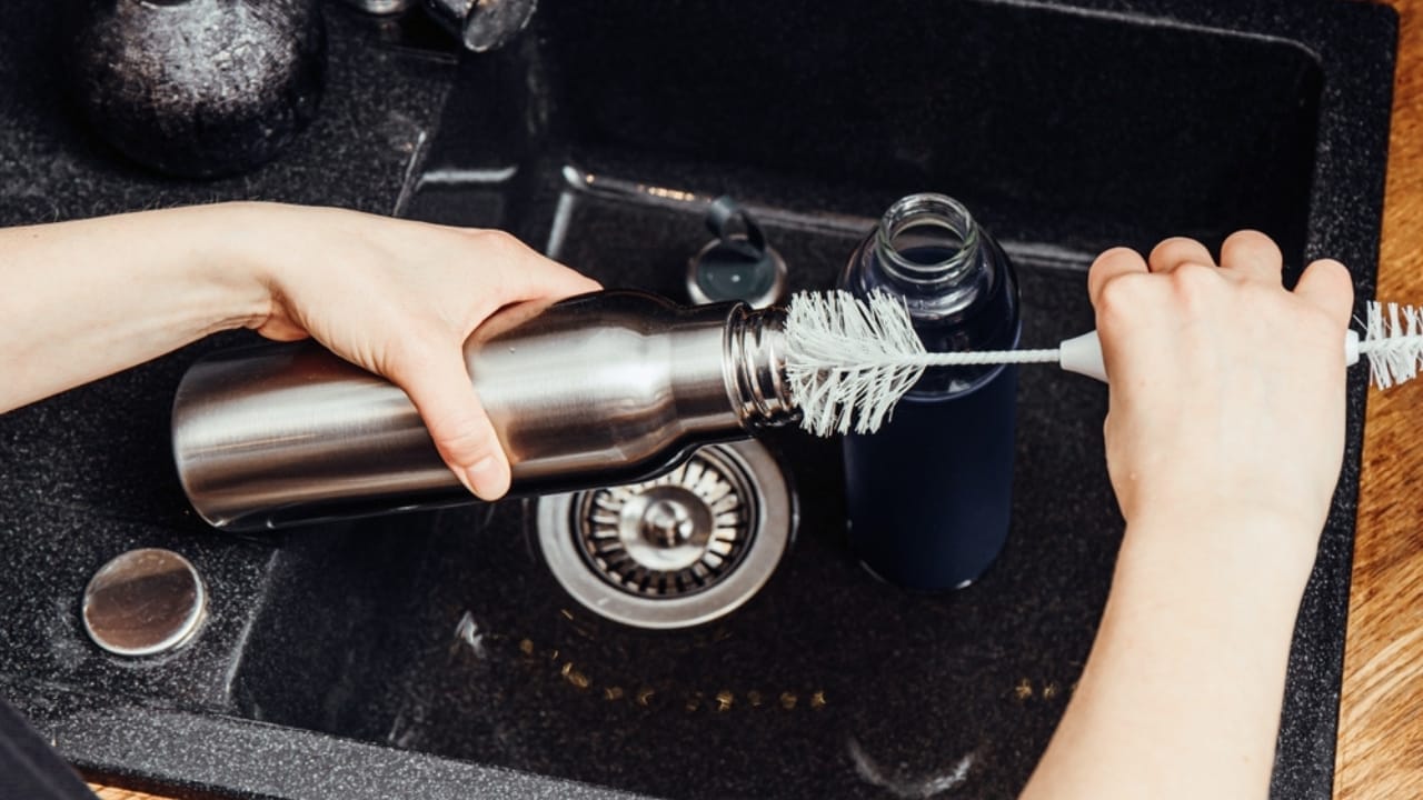 The Dirty Truth: What Happens If You Don’t Wash Your Water Bottle Regularly - cleaning reusable drinking water bottle ss2424872483