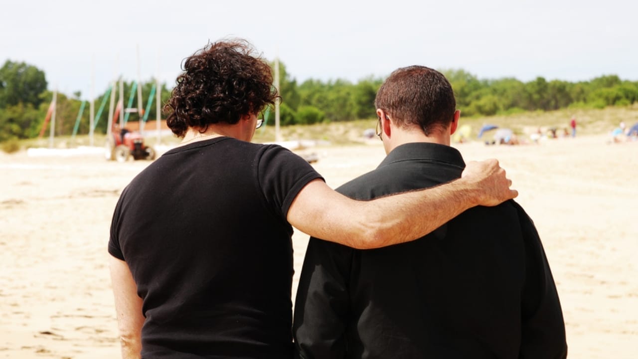 12 Heartfelt Ways to Support Someone Grieving the Loss of a Pet 2 12 Heartfelt Ways to Support Someone Grieving the Loss of a Pet - one arm hug ss215092189