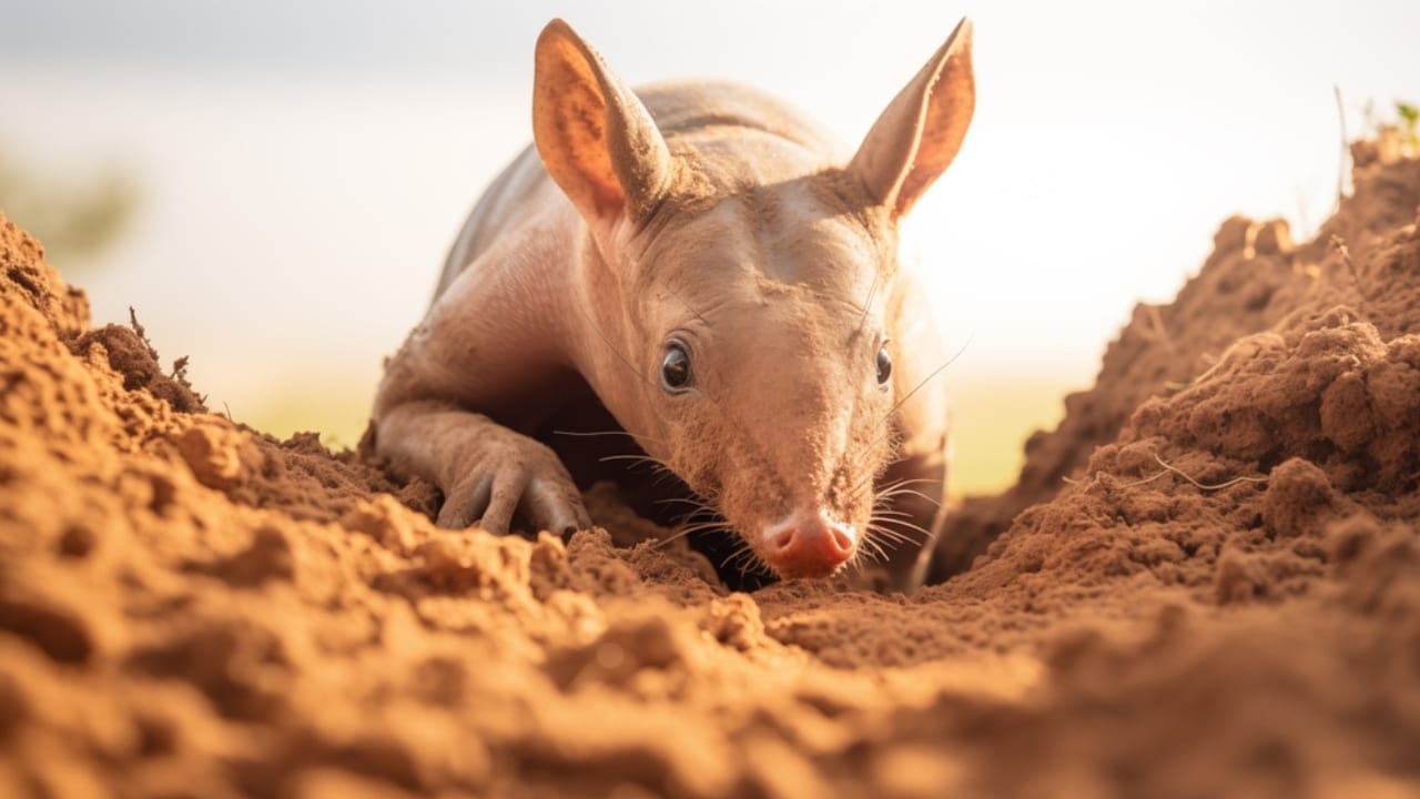 15 Animals That Come to Life After Dark 7 15 Animals That Come to Life After Dark - Aardvark Burrowing ss2399496239