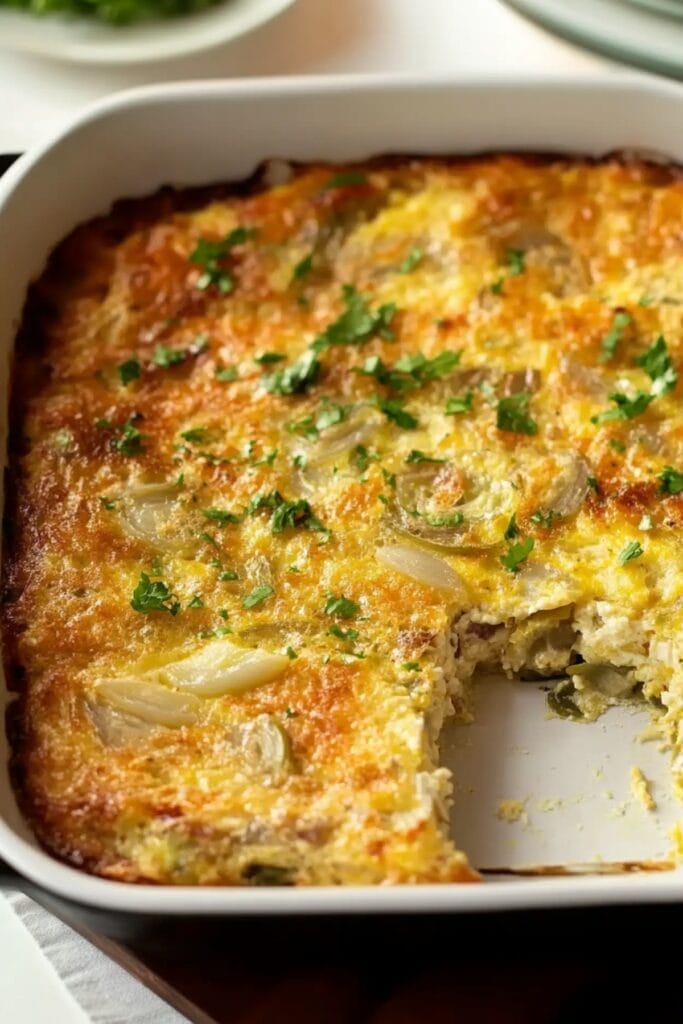Artichoke & Onion Frittata: A Vegetarian Delight for Every Palate 2 Artichoke & Onion Frittata: A Vegetarian Delight for Every Palate - Artichoke and Onion Frittata pin