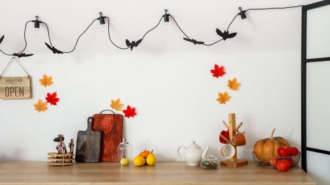 29 Fall Decor Tips for a Warm, Comfy & Inviting Home 31 29 Fall Decor Tips for a Warm, Comfy & Inviting Home - Autumn Kitchen Counter Decor ss2370971885