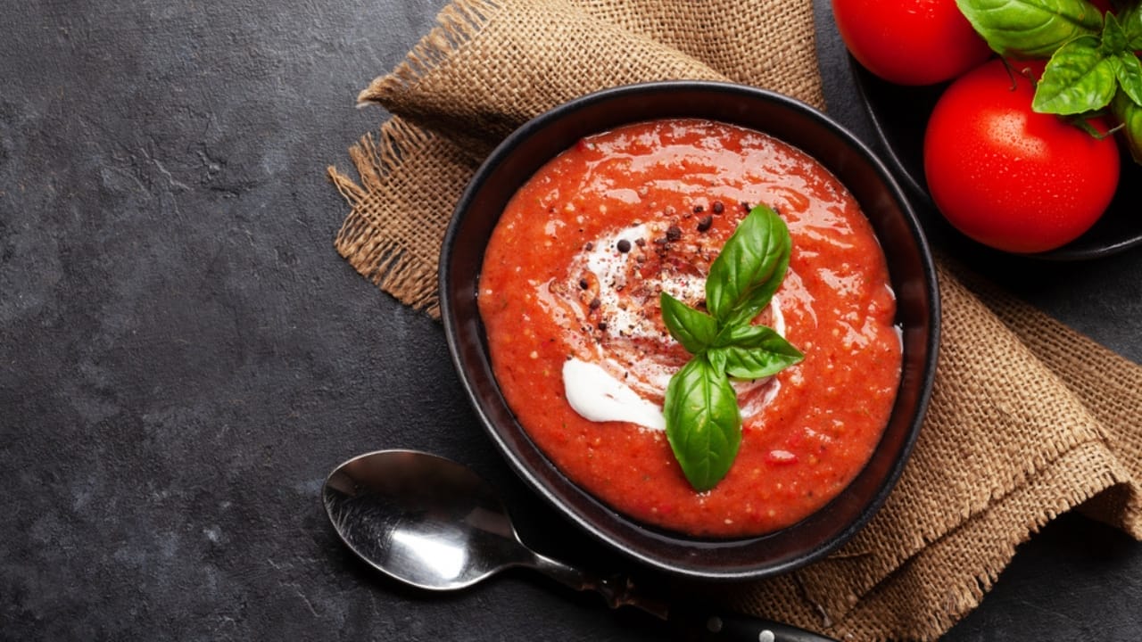 Spice Up Your Midday Meal with These 23 Delightful Cold Lunch Ideas 10 Spice Up Your Midday Meal with These 23 Delightful Cold Lunch Ideas - Chilled Gazpacho dp504833234