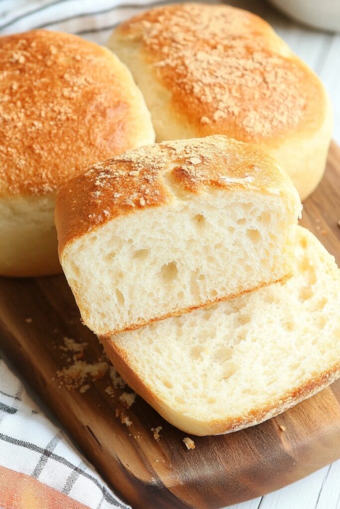 The Perfect Homemade English Muffin Bread for Breakfast Enthusiasts 2 The Perfect Homemade English Muffin Bread for Breakfast Enthusiasts - English Muffin Bread Pin