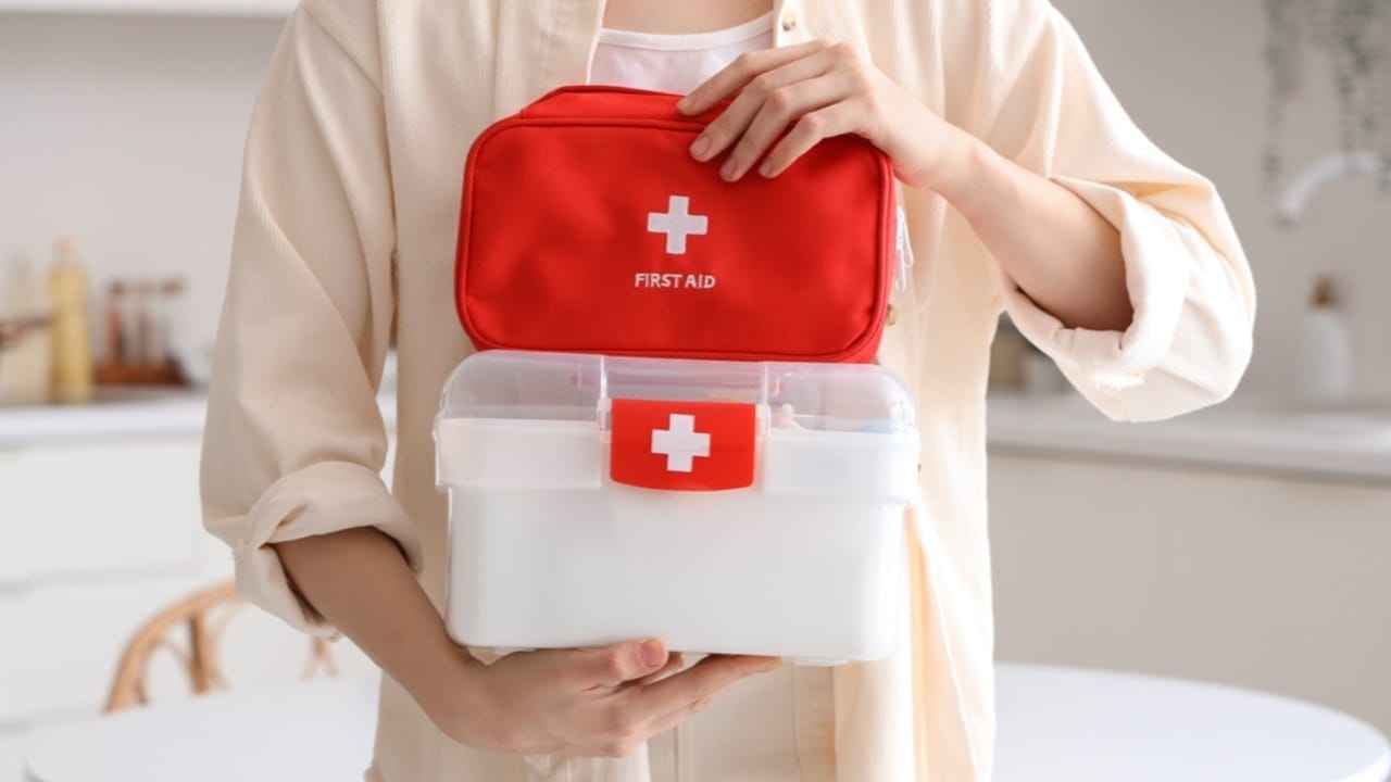 Stop Storing These 15 Things in the Bathroom—Here’s Why - First aid kit ss2473460247