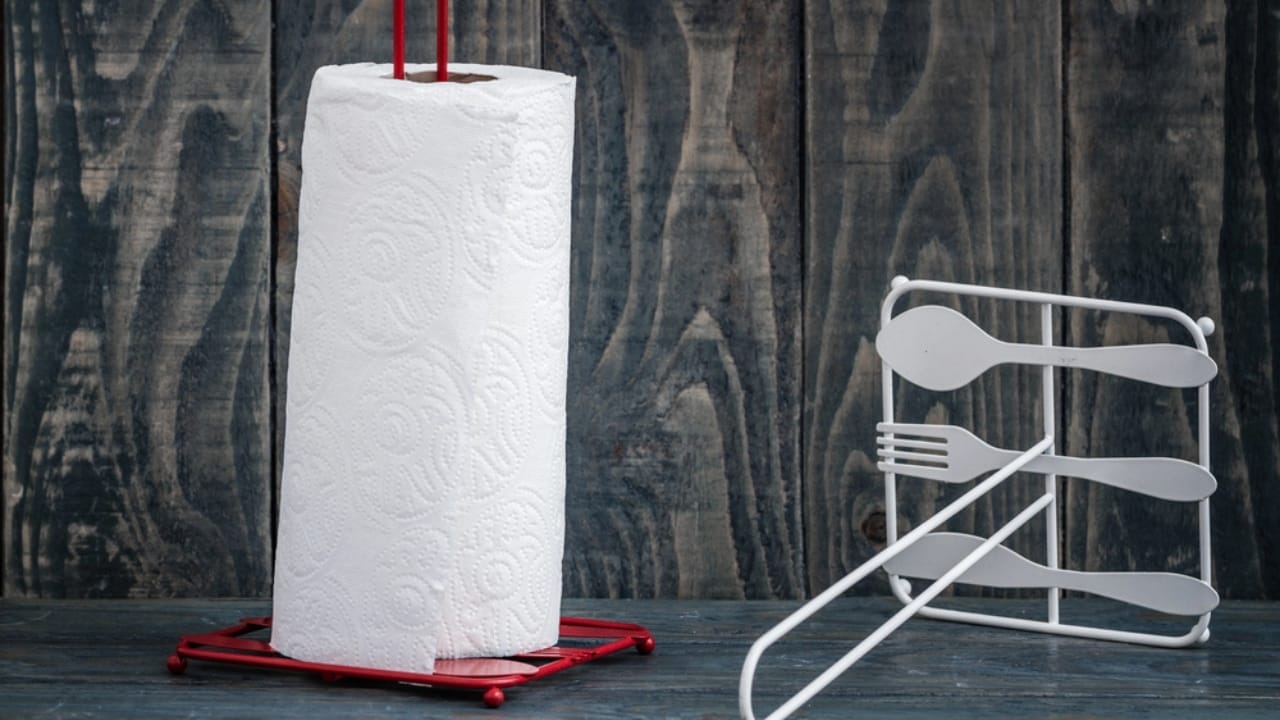 13 Countertop Items to Ditch for a Sleeker, Designer-Approved Kitchen 4 13 Countertop Items to Ditch for a Sleeker, Designer-Approved Kitchen - Paper towels Holders dp155663342