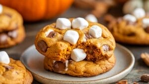 Pumpkin S’mores Cookies are the Cozy Fall Treat You Need 1 Pumpkin S’mores Cookies are the Cozy Fall Treat You Need - Pumpkin Smores Cookies