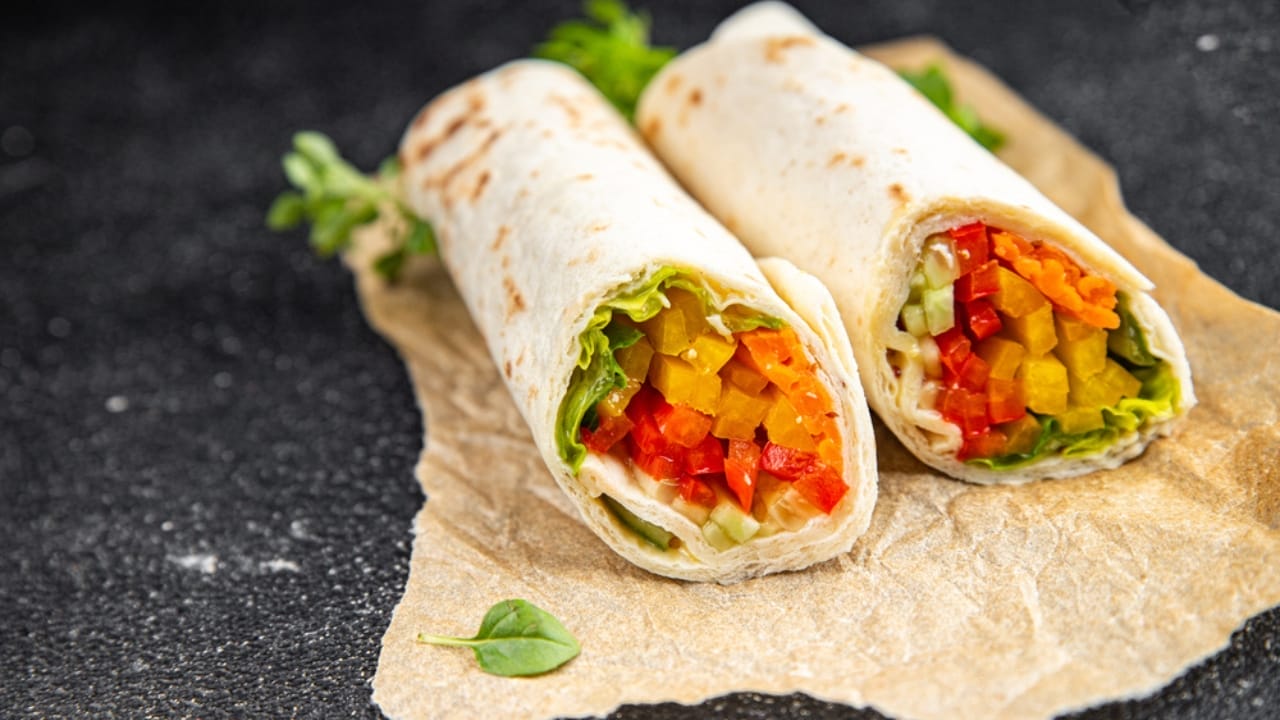 Spice Up Your Midday Meal with These 23 Delightful Cold Lunch Ideas 2 Spice Up Your Midday Meal with These 23 Delightful Cold Lunch Ideas - Rainbow Veggie Wraps dp673255276