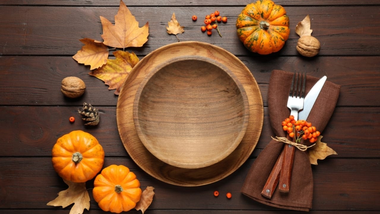 Cozy Fireplace Vibes: 25 Fall Mantel Decor Ideas for 2024 25 Cozy Fireplace Vibes: 25 Fall Mantel Decor Ideas for 2024 - autumn table setting dp604140176