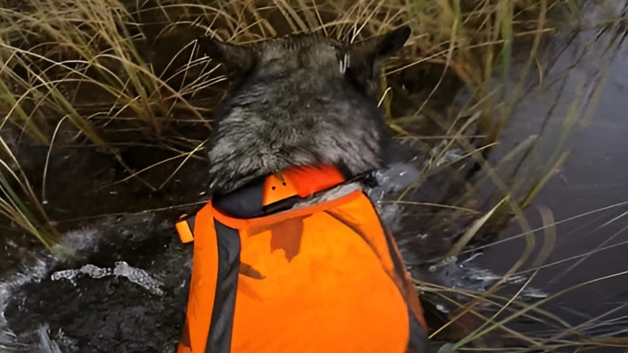 Brave Hunter Dives into Freezing Waters, Breaking Ice with His Bare Hands to Save His Beloved Dog 3 Brave Hunter Dives into Freezing Waters, Breaking Ice with His Bare Hands to Save His Beloved Dog - brave hunter 3