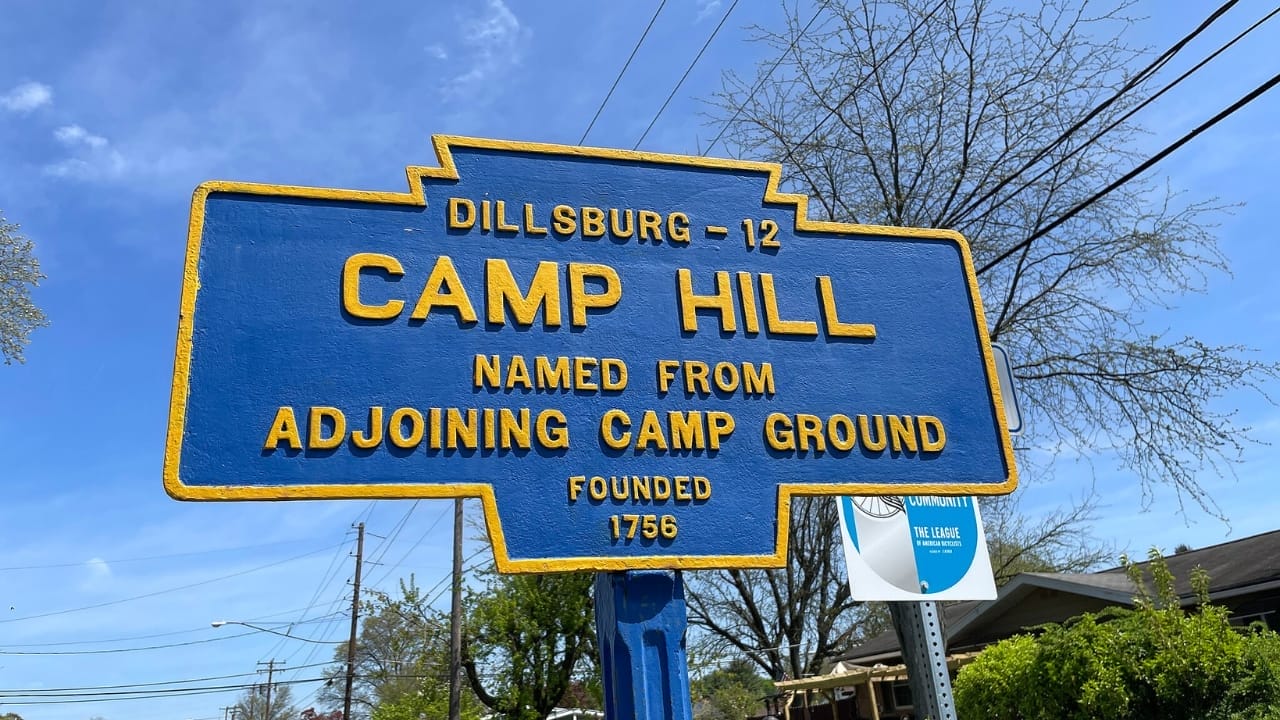 25 Affordable Small Towns You'll Love for Retirement 2 25 Affordable Small Towns You'll Love for Retirement - camp hill sign wc