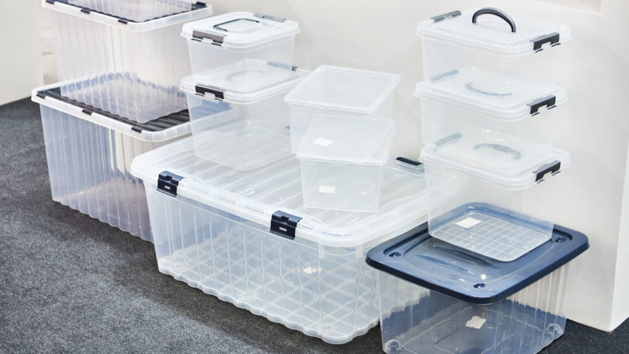 Emergency Prep on a Budget: 15 Smart Finds from Dollar Tree - clear storage containers ss1943933470