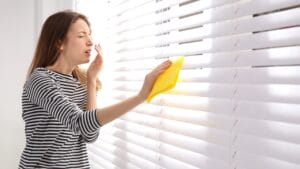 20 Simple Tricks to Create an Allergy-Free Home 1 20 Simple Tricks to Create an Allergy-Free Home - lady sneezing ss1673504224