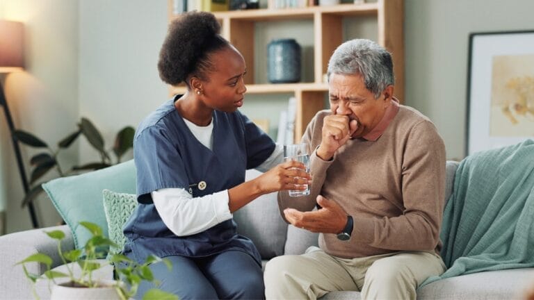 This Common Weed Could Be Nature's Most Powerful Cough Medicine 7 This Common Weed Could Be Nature's Most Powerful Cough Medicine - man coughing nurse ss2463696169