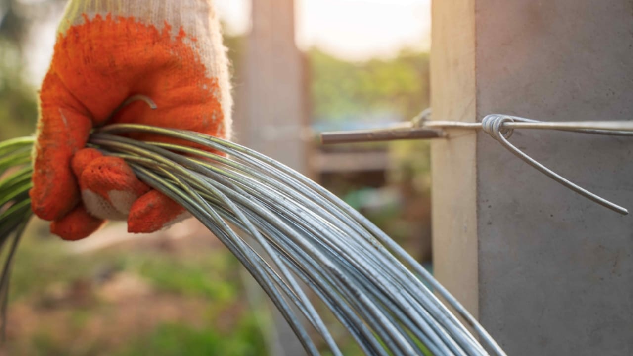 Turn Your Chain-Link Fence into a Vertical Garden: An Easy 8-Step Guide 4 Turn Your Chain-Link Fence into a Vertical Garden: An Easy 8-Step Guide - man holding wire ss1938536326