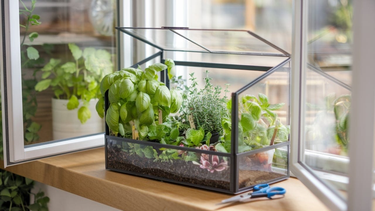 15 Creative Terrarium Ideas to Spark Your Love for Gardening 16 15 Creative Terrarium Ideas to Spark Your Love for Gardening - Edible Herb Terrarium a 1