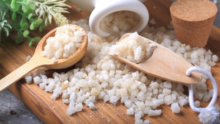 Forget Chemical Sprays: Why Epsom Salt Potpourri is the New Go-To for Fresh Homes 5 Forget Chemical Sprays: Why Epsom Salt Potpourri is the New Go-To for Fresh Homes - Epsom Bath Salt on Wooden Board ss1185323839