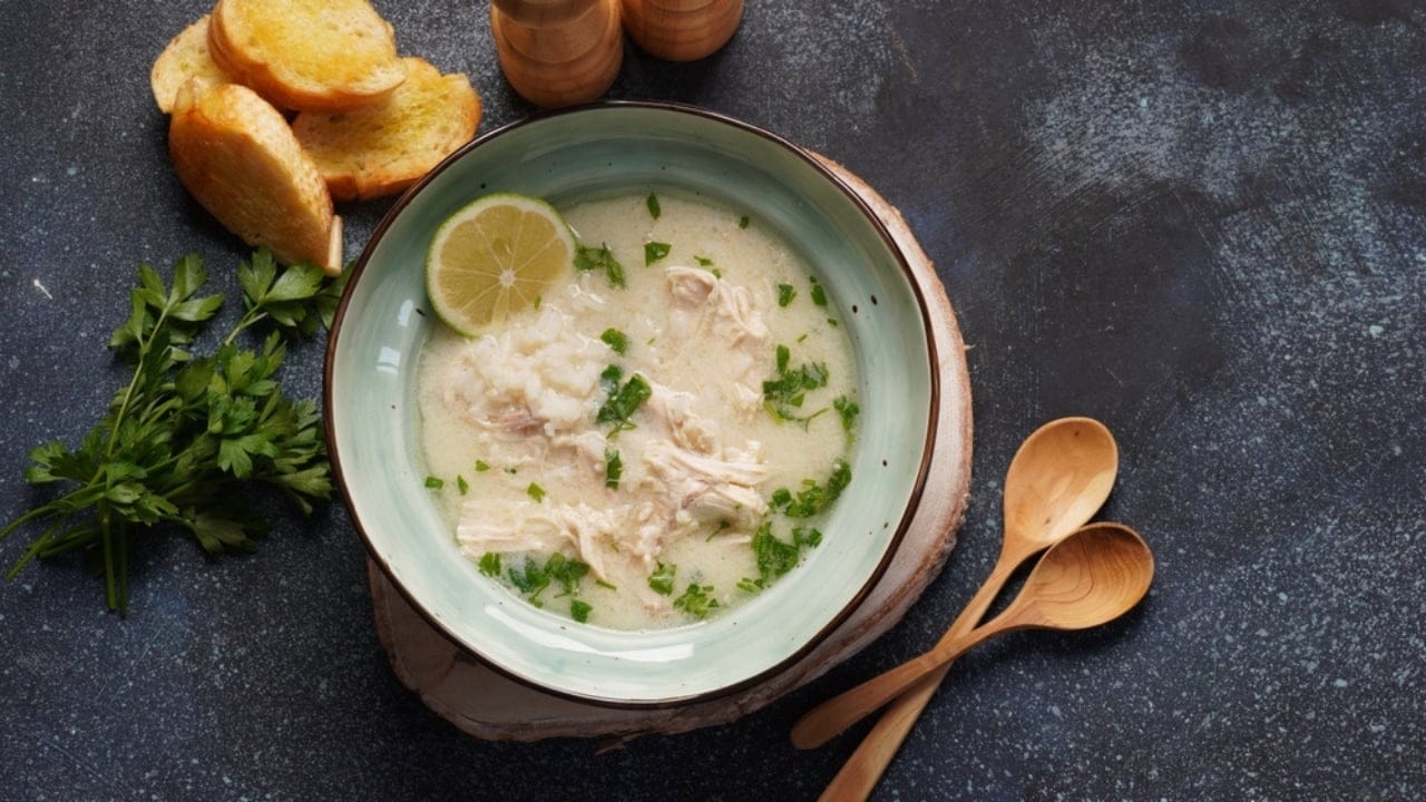 10 High-Protein Soups That Make Weight Loss Feel Like Comfort Food - Greek Lemon Chicken Soup ss2197005817
