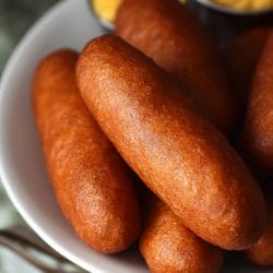 The Secret to Better Corn Dogs? A Sourdough Batter Upgrade 6 The Secret to Better Corn Dogs? A Sourdough Batter Upgrade - Homemade Sourdough Corn Dogs 1