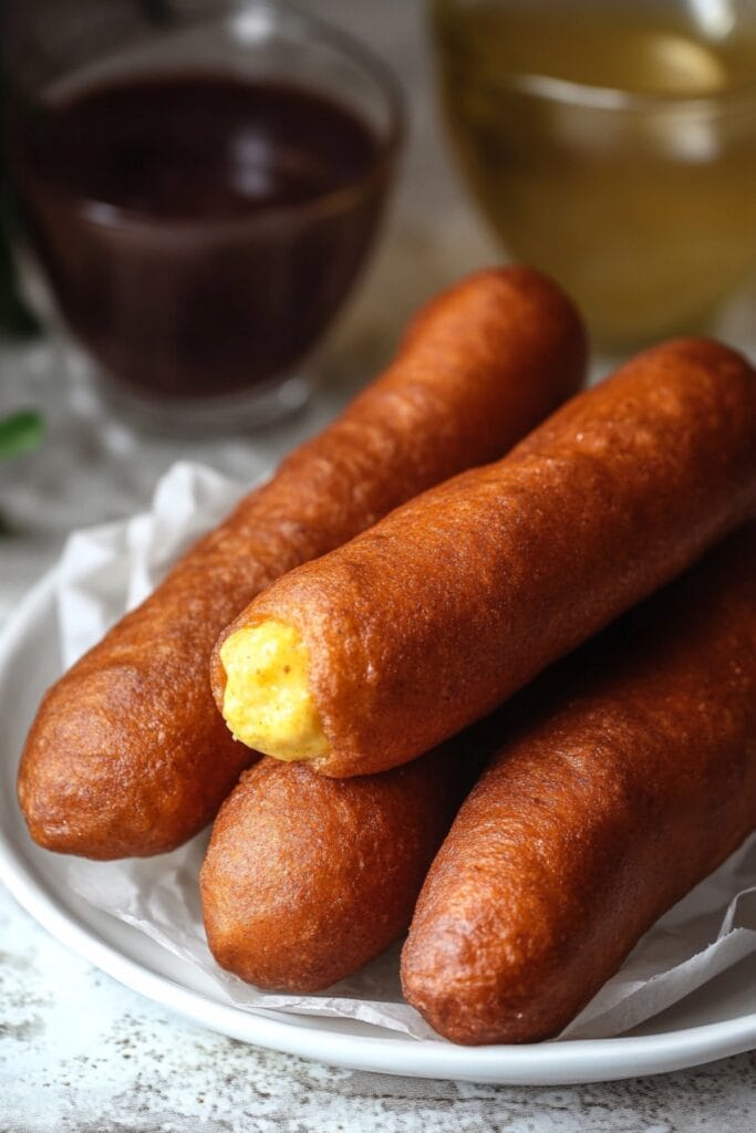 The Secret to Better Corn Dogs? A Sourdough Batter Upgrade 2 The Secret to Better Corn Dogs? A Sourdough Batter Upgrade - Homemade Sourdough Corn Dogs Pin